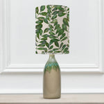 Floral Green Lighting - Rowan Mini Anna & Narvi Complete Table Lamp Jade/Apple Additions