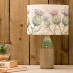 Floral Green Lighting - Narvi  & Thistle Glen Eva  Complete Table Lamp Jade/Linen Voyage Maison