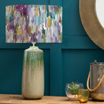 Abstract Green Lighting - Azima Eva & Neo Complete Table Lamp Jade/Indigo Voyage Maison