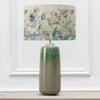 Floral Green Lighting - Cirsium Eva & Neo Complete Table Lamp Jade/Damson Voyage Maison