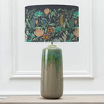 Floral Green Lighting - Fortazela Eva & Neo Complete Table Lamp Jade/Sapphire Voyage Maison