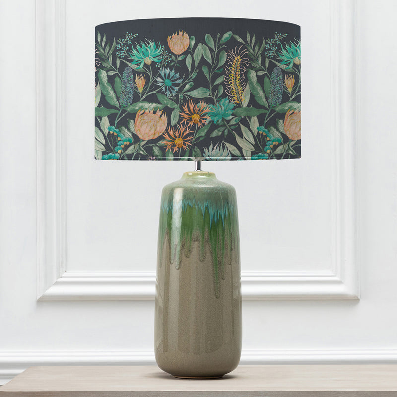 Floral Green Lighting - Neo  & Fortazela Eva  Complete Table Lamp Jade/Sapphire Voyage Maison