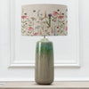 Floral Green Lighting - Hermione Eva & Neo Complete Table Lamp Jade/Linen Voyage Maison