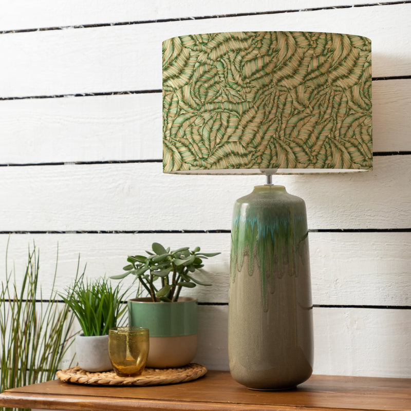 Musa Kiwi Eva & Neo Complete Table Lamp Jade/Mutlicolour