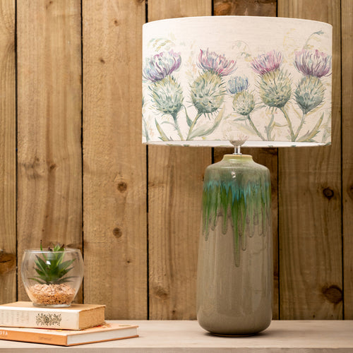 Floral Green Lighting - Neo  & Thistle Glen Eva  Complete Table Lamp Jade/Linen Voyage Maison