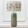 Floral Green Lighting - Thistle Glen Eva & Neo Complete Table Lamp Jade/Linen Voyage Maison