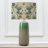 Floral Green Lighting - Varys Eva & Neo Complete Table Lamp Jade/Lichen Linen Voyage Maison