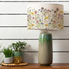 Floral Multi Lighting - Medmerry Eva & Neo Complete Table Lamp Linen Voyage Maison