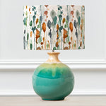 Abstract Blue Lighting - Neso  & Arley Eva  Complete Table Lamp Aqua/Peridot Voyage Maison