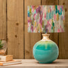 Abstract Blue Lighting - Neso  & Azima Eva  Complete Table Lamp Aqua/Lotus Voyage Maison