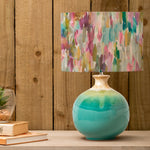 Abstract Blue Lighting - Azima Eva & Neso Complete Table Lamp Aqua/Lotus Voyage Maison