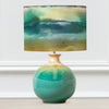 Abstract Blue Lighting - Fjord Eva & Neso Complete Table Lamp Aqua/Jade Voyage Maison