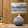 Abstract Blue Lighting - Neso  & Fjord Eva  Complete Table Lamp Sky/Loch Voyage Maison