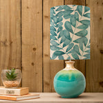 Floral Blue Lighting - Rowan Anna & Neso Complete Table Lamp Aqua Additions