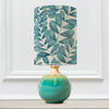 Floral Blue Lighting - Rowan Anna & Neso Complete Table Lamp Aqua Additions