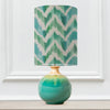 Abstract Blue Lighting - Neso  & Savannah Anna  Complete Table Lamp Aqua/Isla Additions