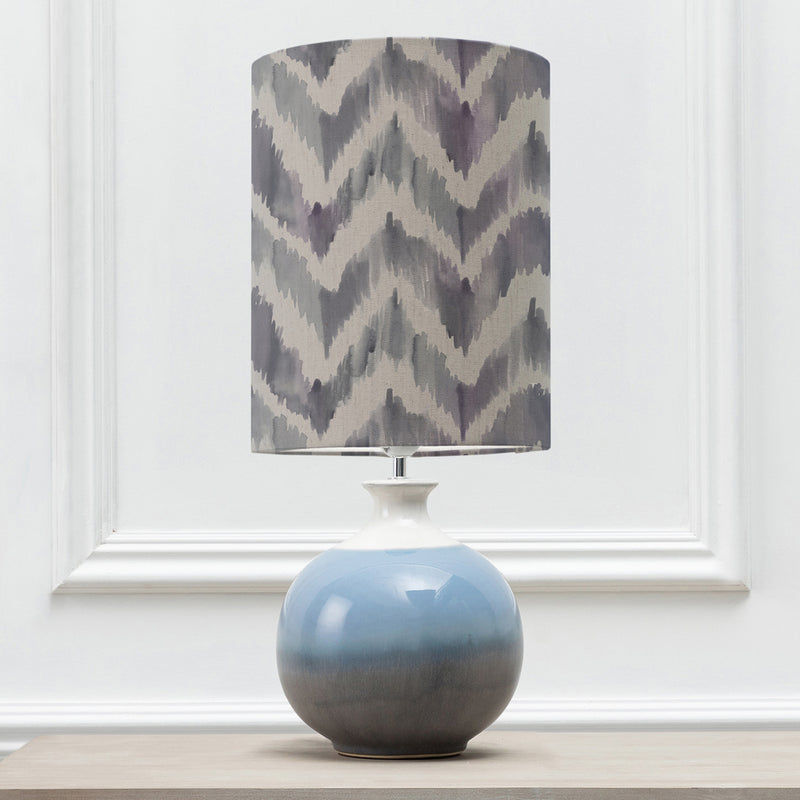 Abstract Blue Lighting - Neso  & Savannah Anna  Complete Table Lamp Sky/Violet Additions