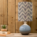 Abstract Blue Lighting - Neso  & Savannah Anna  Complete Table Lamp Sky/Violet Additions