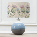 Floral Blue Lighting - Neso  & Thistle Glen Eva  Complete Table Lamp Sky/Linen Voyage Maison