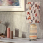 Abstract Beige Lighting - Ocefina  & Arwen Anna  Complete Table Lamp Sandstone/Rosewater Additions