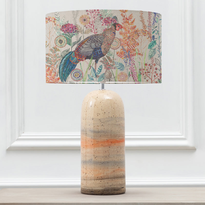 Animal Beige Lighting - Lady Amherst Eva & Ocefina Complete Table Lamp Sandstone/Linen Voyage Maison