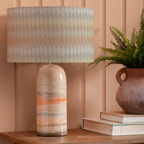 Abstract Beige Lighting - Mesa Eva & Ocefina Complete Table Lamp Sandstone/Sand Voyage Maison