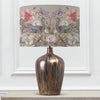 Floral Gold Lighting - Acanthis Eva & Olywn Complete Table Lamp Glass/Bronze Voyage Maison