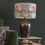 Floral Gold Lighting - Olywn  & Acanthis Eva  Complete Table Lamp Glass/Bronze Voyage Maison