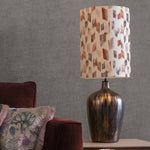 Abstract Gold Lighting - Arwen Anna & Olywn Complete Table Lamp Glass/Rosewater Additions