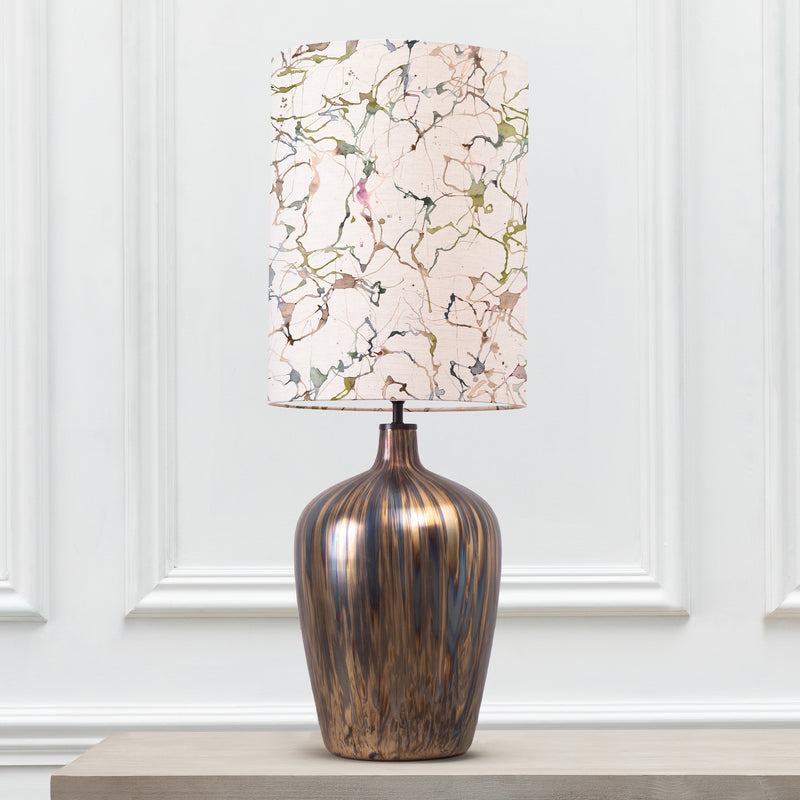 Abstract Gold Lighting - Carrara Anna & Olywn Complete Table Lamp Glass/Meadow Additions