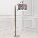 Floral Grey Lighting - Ahura Quintus Taper & Quintus Complete Floor Lamp Grey/Mauve Voyage Maison