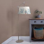 Abstract Grey Lighting - Coral Reef Quintus Taper & Quintus Complete Floor Lamp Grey/Cobalt Voyage Maison