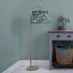 Floral Grey Lighting - Quintus  & Osawi Quintus Taper  Complete Floor Lamp Grey/Emerald Voyage Maison