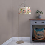 Floral Grey Lighting - Papavera Quintus Taper & Quintus Complete Floor Lamp Grey/Sweetpea Voyage Maison