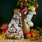 Showtime Printed Velvet Xmas Stocking + Sack Multicolour