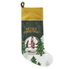 Showtime Printed Velvet Xmas Stocking + Sack Multicolour