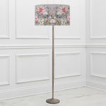 Floral Grey Lighting - Solensis  & Acanthis Eva  Complete Floor Lamp Grey/Bronze Voyage Maison