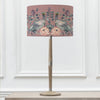 Floral Grey Lighting - Ahura Eva & Solensis Complete Table Lamp Grey/Mauve Voyage Maison