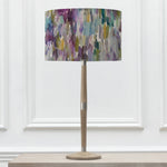 Abstract Grey Lighting - Azima Eva & Solensis Complete Table Lamp Grey/Indigo Voyage Maison