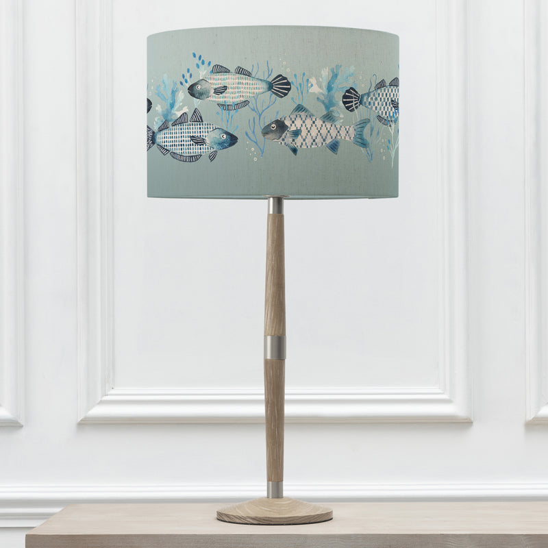 Animal Grey Lighting - Barbeau Eva & Solensis Complete Table Lamp Grey/Seafoam Voyage Maison