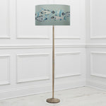 Animal Grey Lighting - Barbeau Eva & Solensis Complete Floor Lamp Grey/Seafoam Voyage Maison