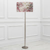 Floral Grey Lighting - Brushwood Eva & Solensis Complete Floor Lamp Grey/Blossom Darren Woodhead