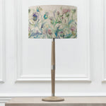 Floral Grey Lighting - Solensis Tall & Cirsium Eva  Complete Table Lamp Grey/Damson Voyage Maison