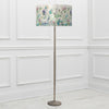 Floral Grey Lighting - Cirsium Eva & Solensis Complete Floor Lamp Grey/Damson Voyage Maison