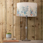 Abstract Grey Lighting - Solensis Tall & Coral Reef Eva  Complete Table Lamp Grey/Cobalt Voyage Maison