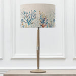 Abstract Grey Lighting - Coral Reef Eva & Solensis Complete Table Lamp Grey/Cobalt Voyage Maison