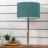 Floral Blue Lighting - Solensis & Coressa Complete Table Lamp Teal Voyage Maison