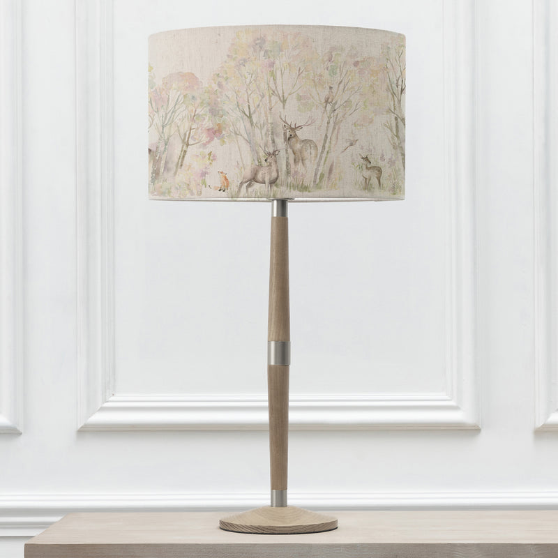 Animal Grey Lighting - Enchanted Forest Eva & Solensis Complete Table Lamp Grey/Forest Voyage Maison