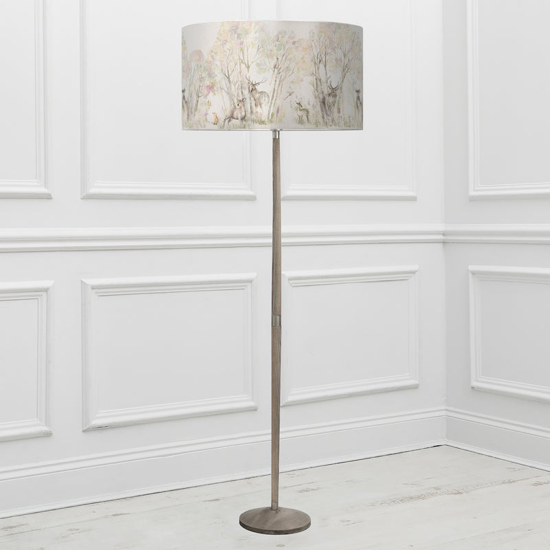 Animal Grey Lighting - Enchanted Forest Eva & Solensis Complete Floor Lamp Grey/Forest Voyage Maison