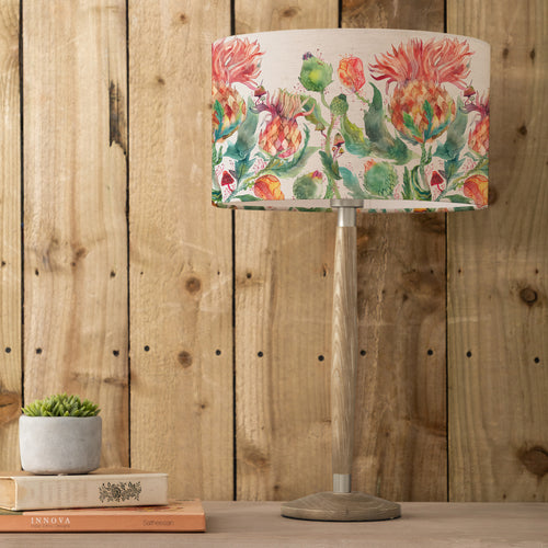 Floral Grey Lighting - Enchanting Thistle Eva & Solensis Complete Table Lamp Grey/Marigold Voyage Maison